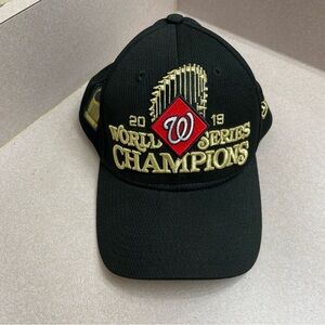 WASHINGTON NATIONALS WORLD SERIES CHAMPIONS LOCKER ROOM NEW ERA HAT CAP FITTED